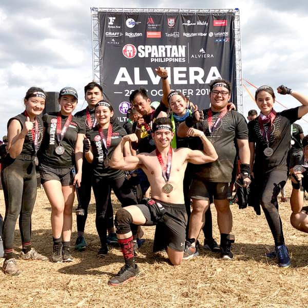 Smart Start Session in Spartan Race Philippines Finishers with JD Miranda, Miko Ukena, 